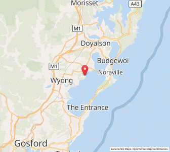 Map of Wyongah, New South Wales