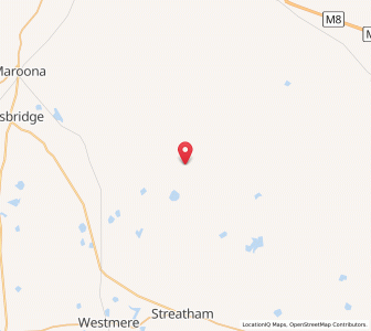 Map of Yalla-Y-Poora, VictoriaVictoria