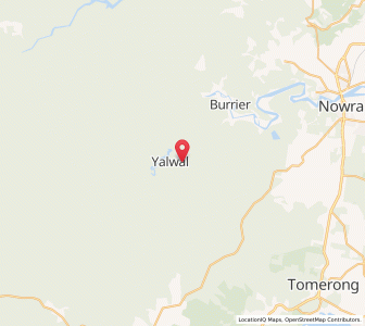 Map of Yalwal, New South Wales