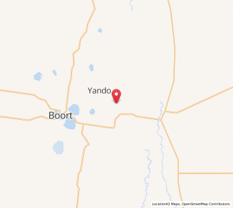 Map of Yando, VictoriaVictoria