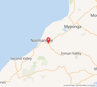 Map of Yankalilla, South Australia