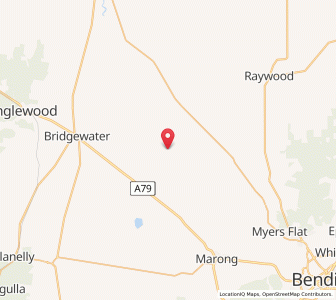 Map of Yarraberb, VictoriaVictoria