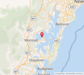 Map of Yarrawonga Park, New South Wales