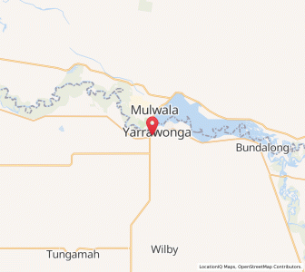 Map of Yarrawonga, VictoriaVictoria