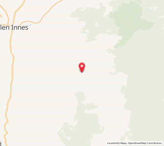 Map of Yarrow Creek, New South Wales