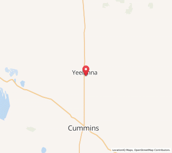 Map of Yeelanna, South Australia