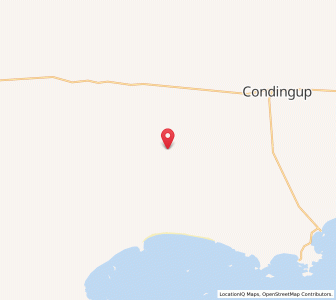 Map of Yerangatup, Western Australia