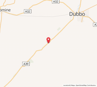 Map of Yerribah, New South Wales