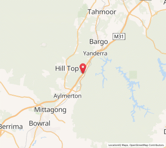 Map of Yerrinbool, New South Wales