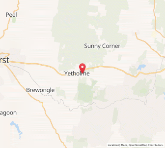 Map of Yetholme, New South Wales