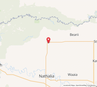 Map of Yielima, VictoriaVictoria