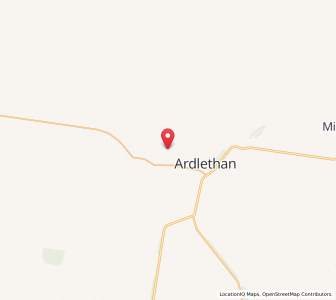 Map of Yithan, New South Wales