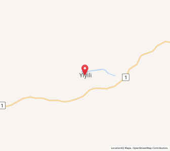 Map of Yiyili Community, Western Australia