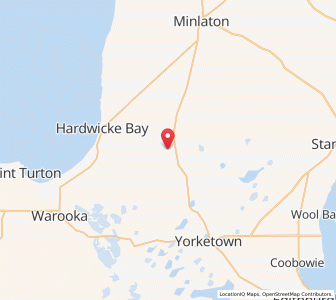 Map of Yongala Cowie, South Australia