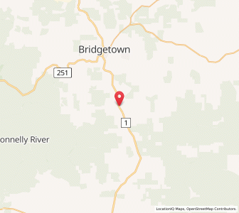 Map of Yornup, Western Australia