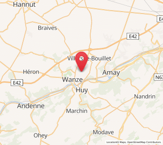 Map of Antheit, Wallonia