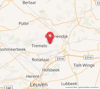 Map of Baal, Flanders