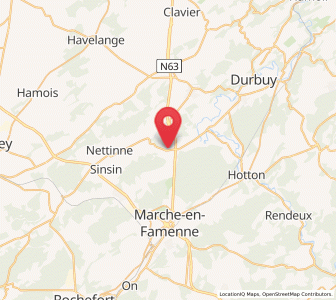 Map of Baillonville, Wallonia
