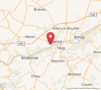 Map of Bas-Oha, Wallonia