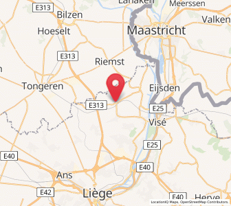 Map of Bassenge, Wallonia