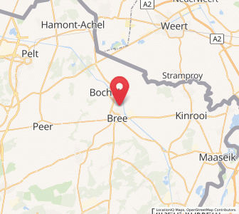Map of Beek, Flanders