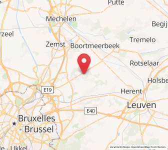 Map of Berg, Flanders