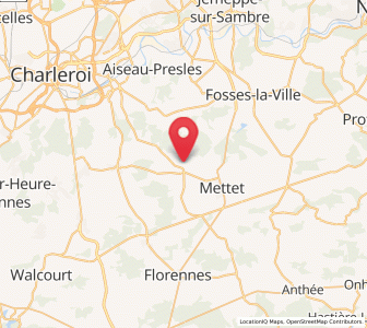 Map of Biesme, Wallonia