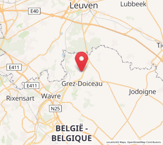 Map of Bossut-Gottechain, Wallonia