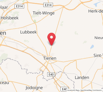 Map of Bunsbeek, Flanders