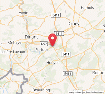 Map of Celles, Wallonia