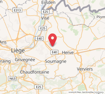 Map of Cerexhe-Heuseux, Wallonia