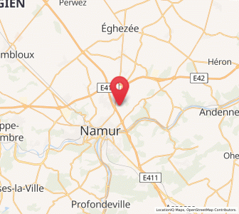 Map of Champion, Wallonia
