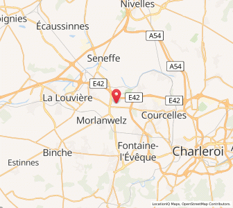 Map of Chapelle-lez-Herlaimont, Wallonia