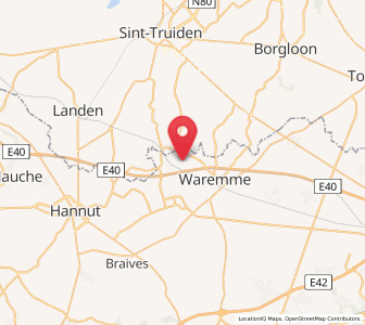 Map of Corswarem, Wallonia