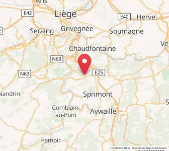 Map of Dolembreux, Wallonia