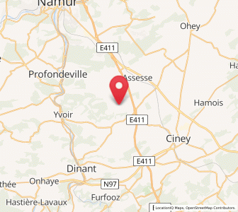 Map of Durnal, Wallonia