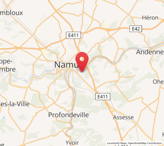 Map of Erpent, Wallonia