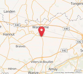 Map of Faimes, Wallonia