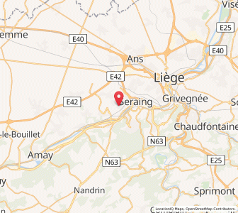 Map of Flémalle-Grande, Wallonia