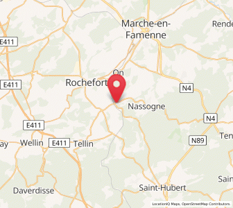 Map of Forrières, Wallonia