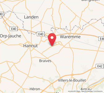 Map of Geer, Wallonia