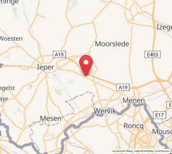 Map of Geluveld, Flanders