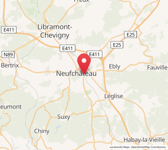 Map of Hamipré, Wallonia