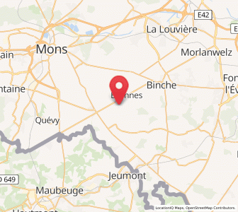 Map of Haulchin, Wallonia