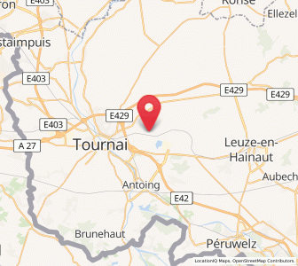 Map of Havinnes, Wallonia