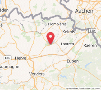 Map of Henri-Chapelle, Wallonia