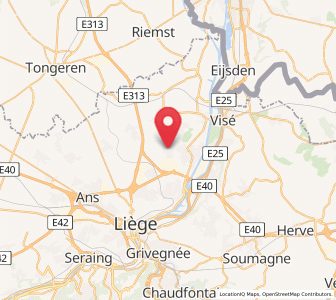 Map of Hermée, Wallonia
