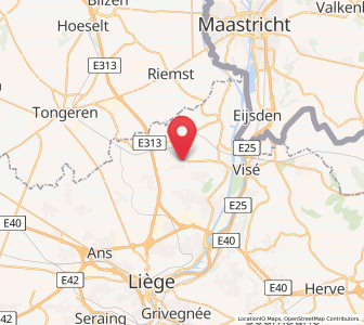 Map of Houtain-Saint-Siméon, Wallonia