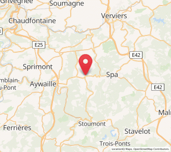 Map of La Reid, Wallonia