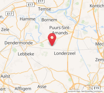 Map of Malderen, Flanders